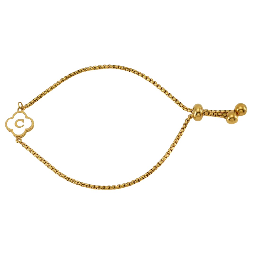 The Clover Me Initial Bracelet