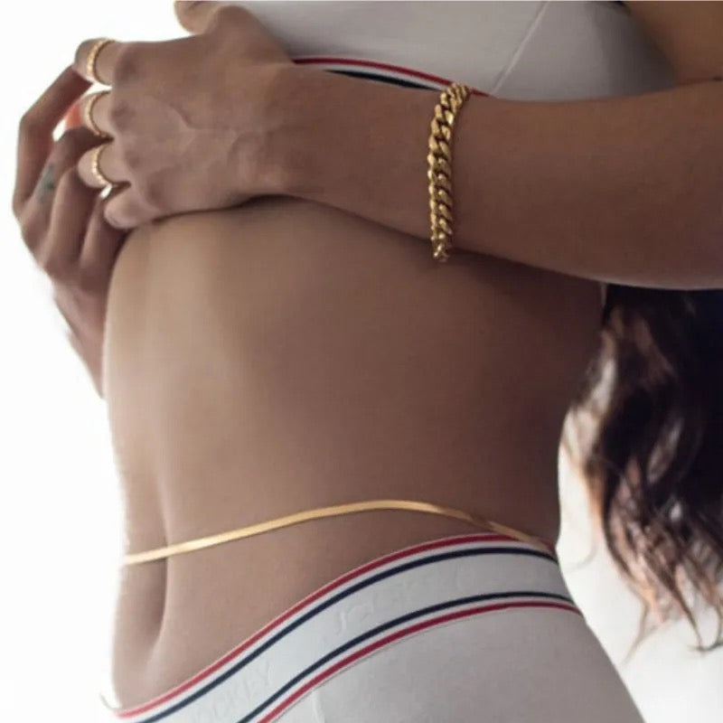 The Amber Snake Waist Chain