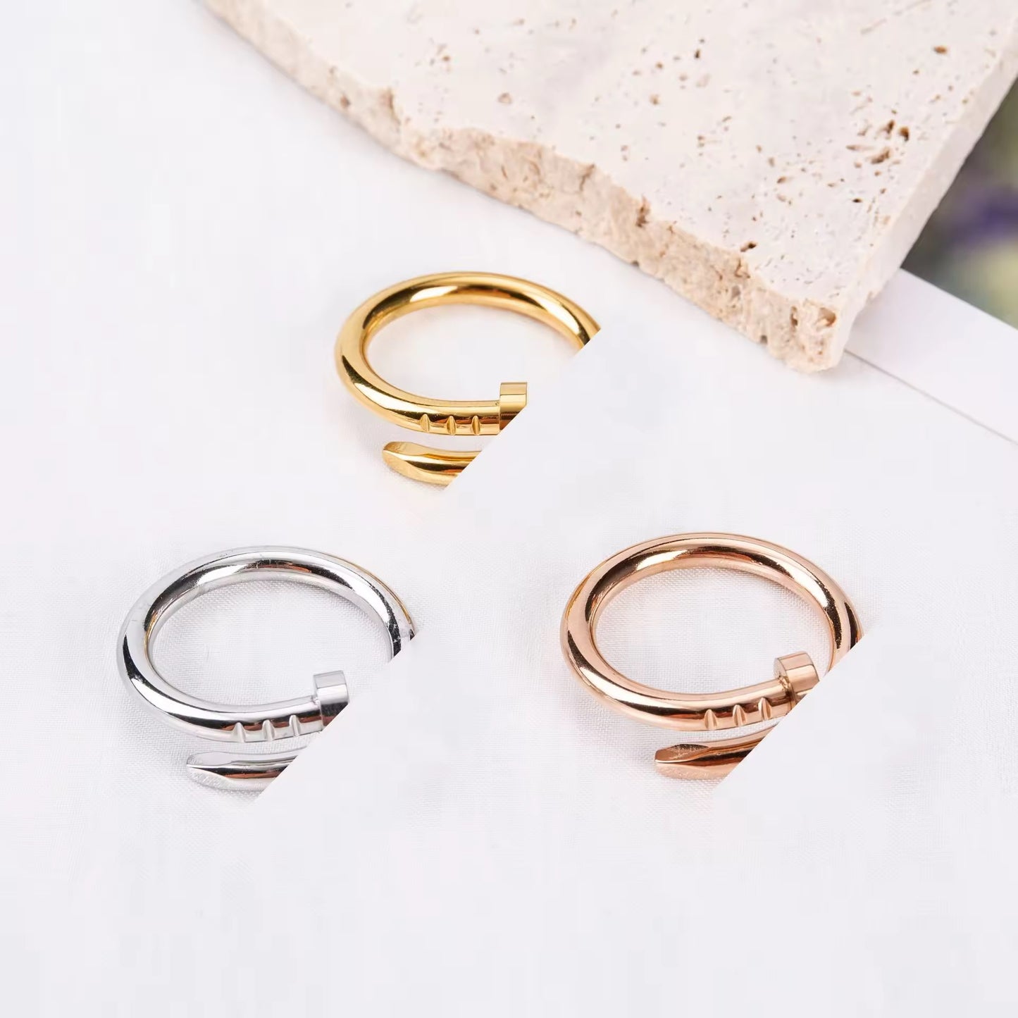 The Nail Rose Gold Ring