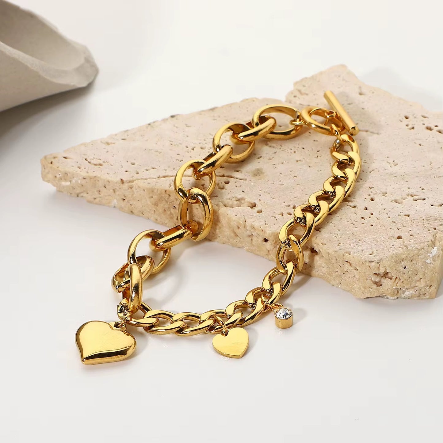 The Heart Charm Bracelet