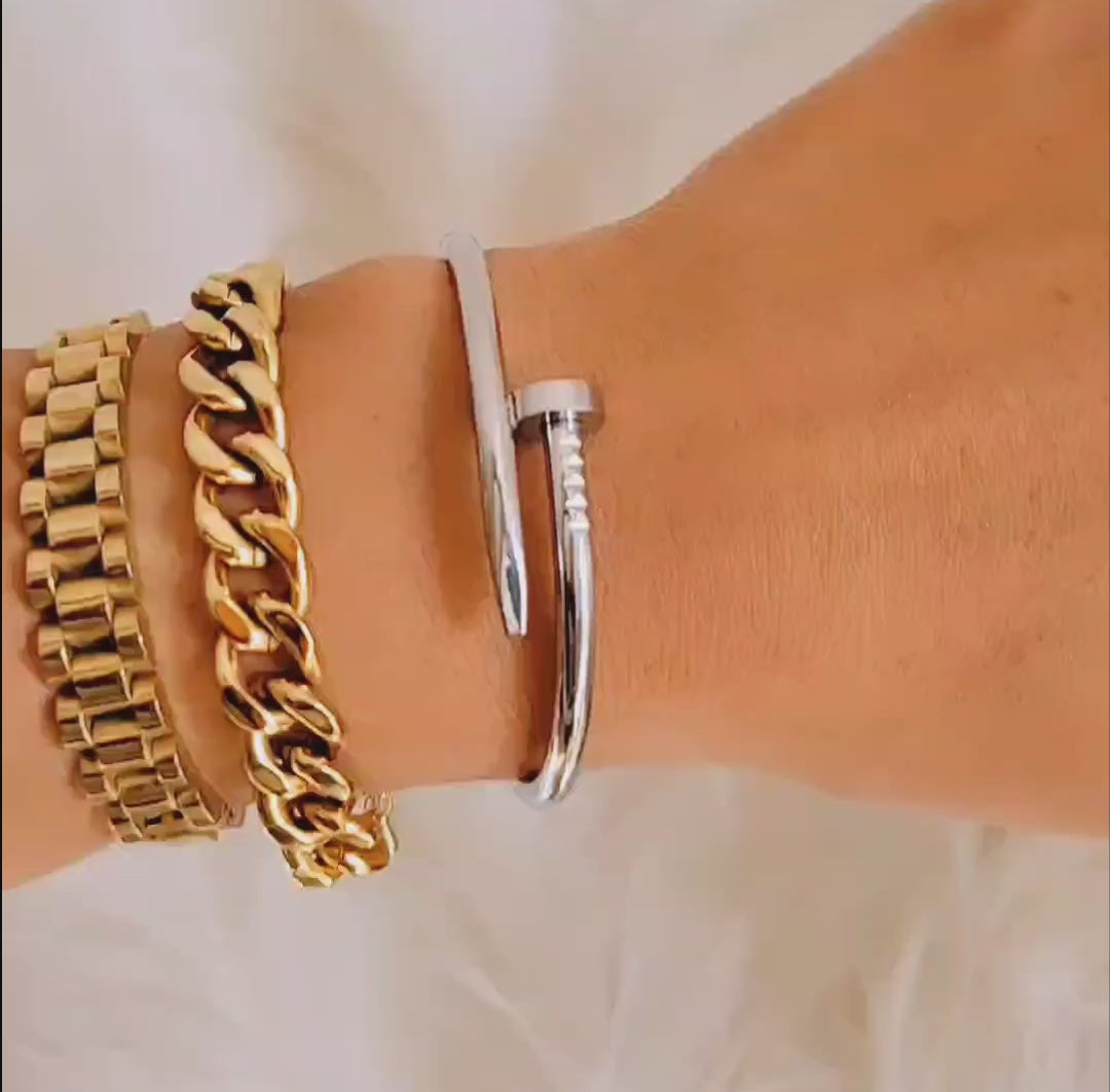 Load and play video in Gallery viewer, The Nail Bangle