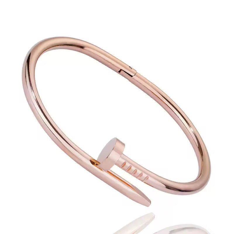 The Nail Rose Gold Bangle