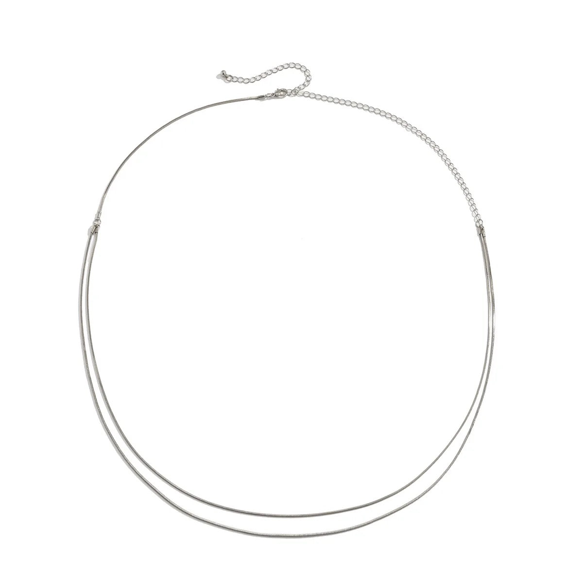 The Minimalist Double Waist Chain Silver