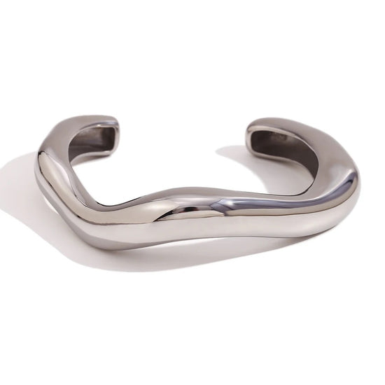 The Thick Wave Bangle