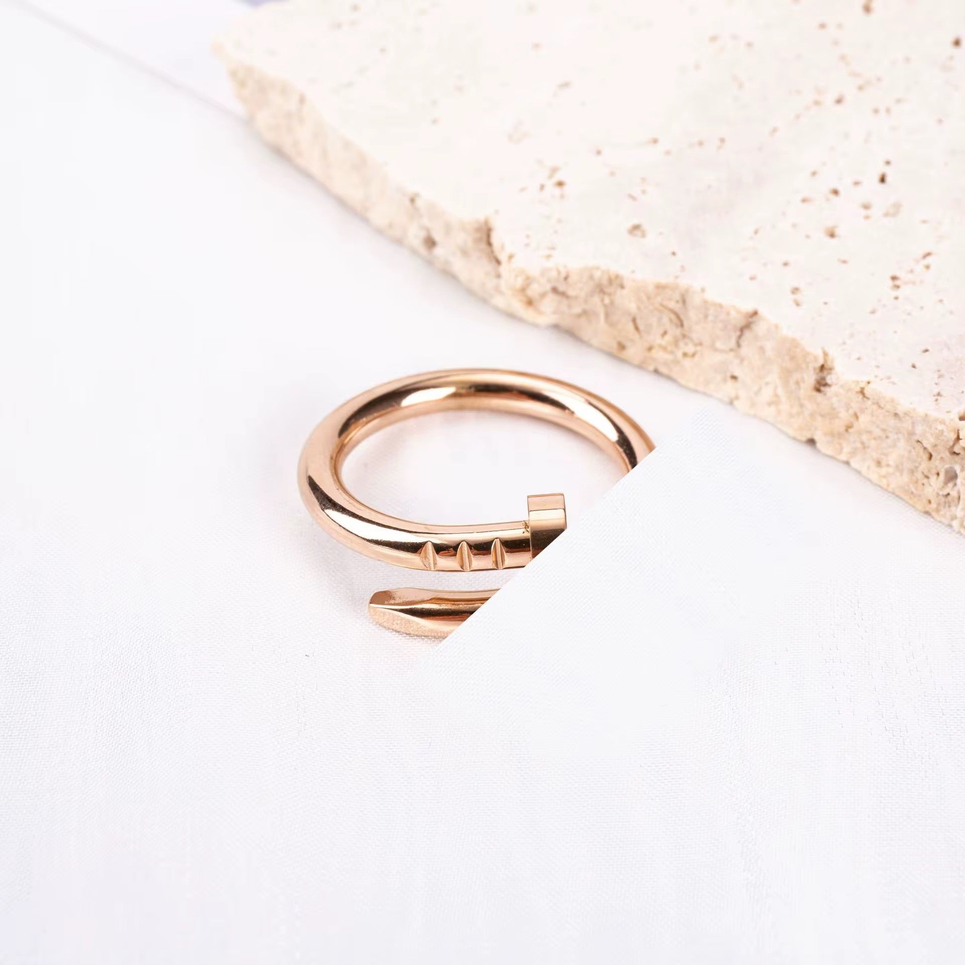 The Nail Rose Gold Ring