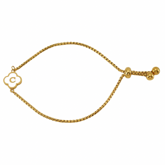 The Clover Me Initial Bracelet