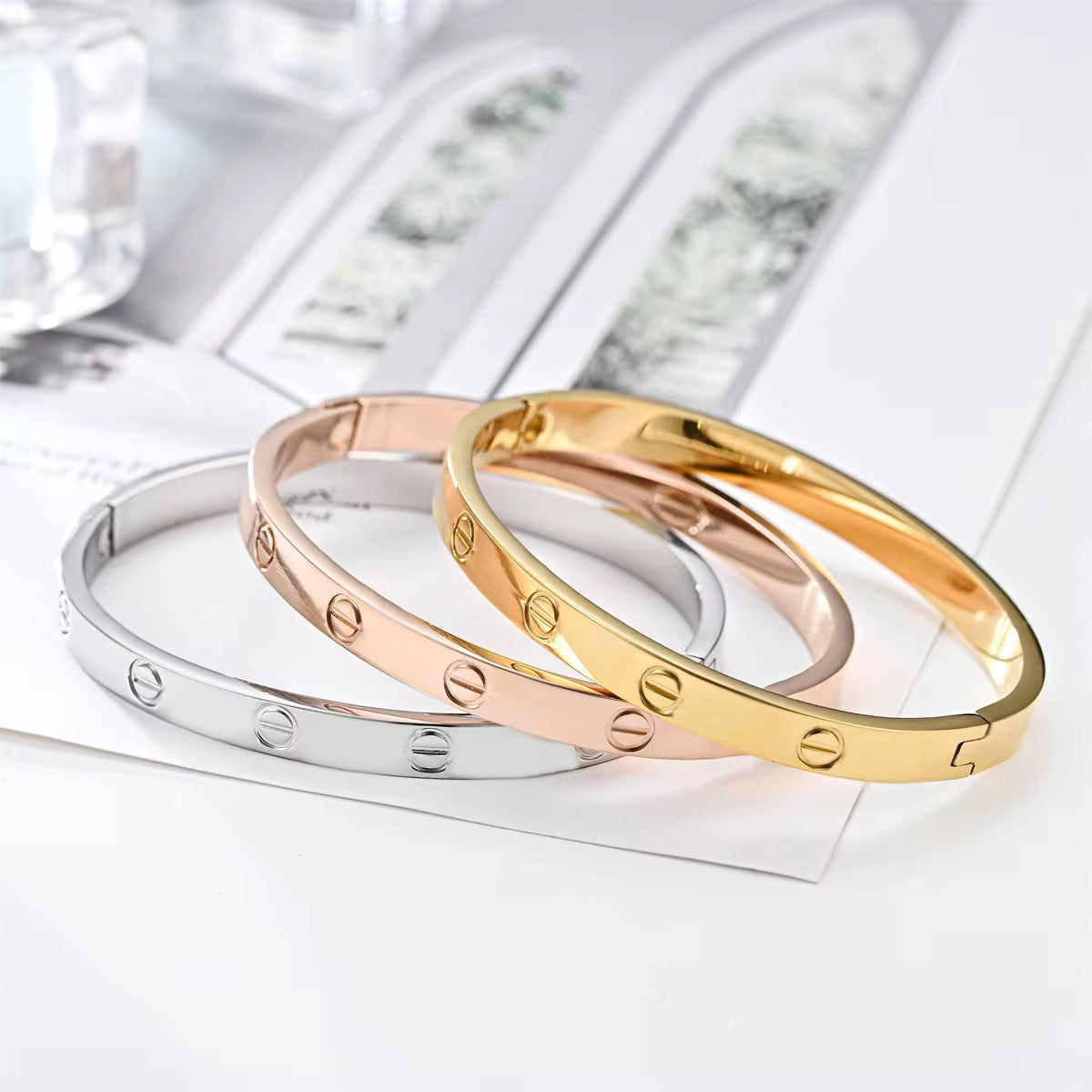 The Lover Rose Gold Bangle