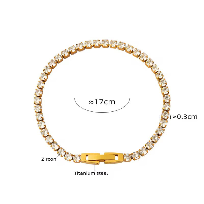 The Tiny Tennis Bracelet