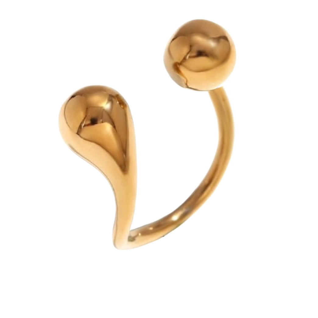 The Twist Drop Ring