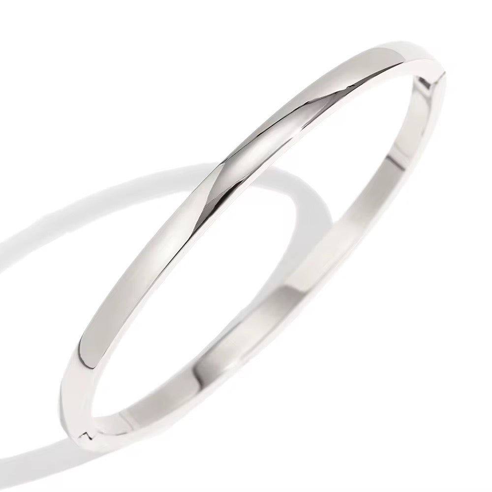 The Smooth Hinge Bangle