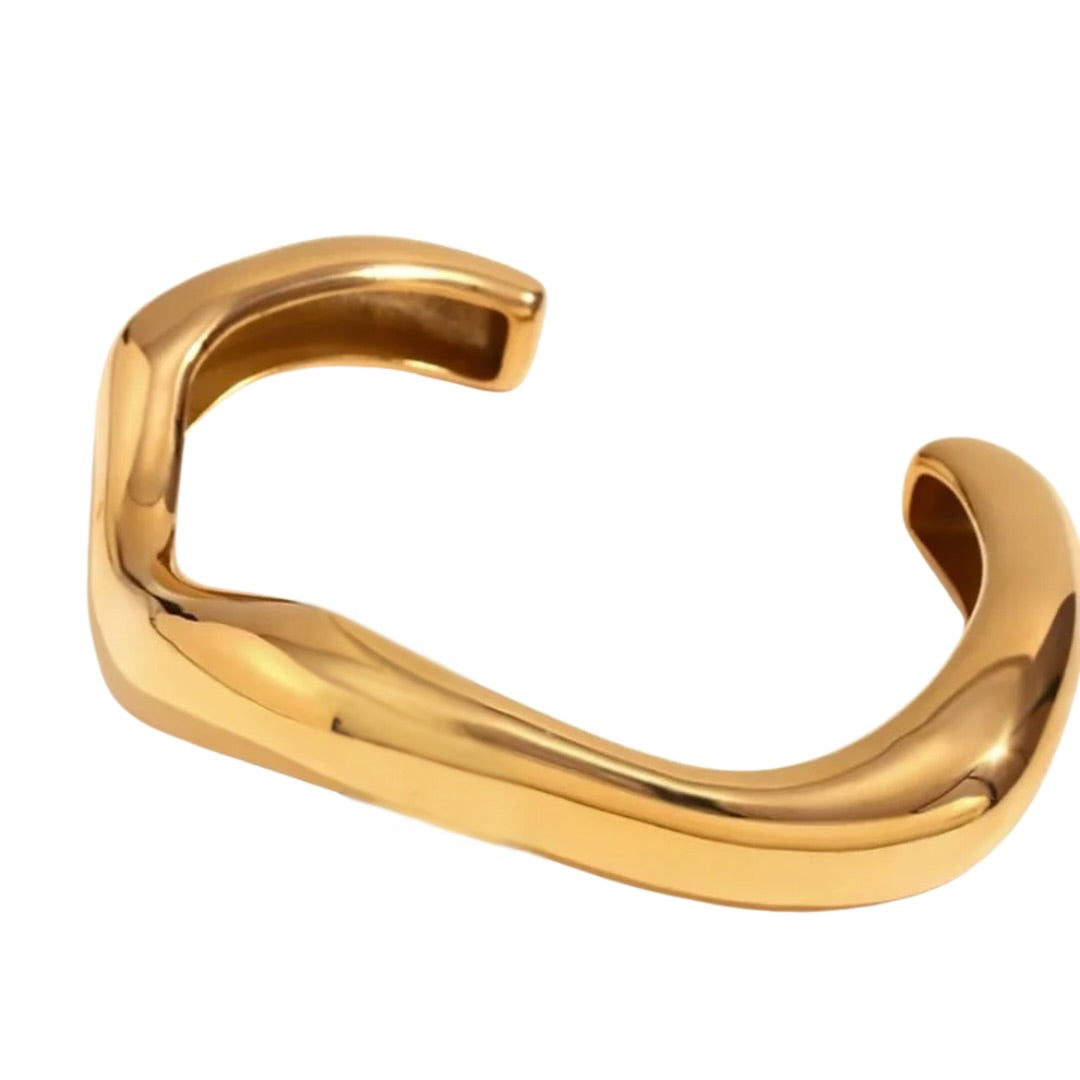 The Thick Wave Bangle