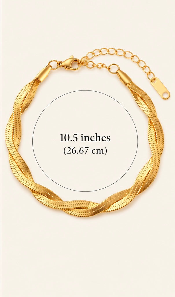 The Amber Twist Anklet