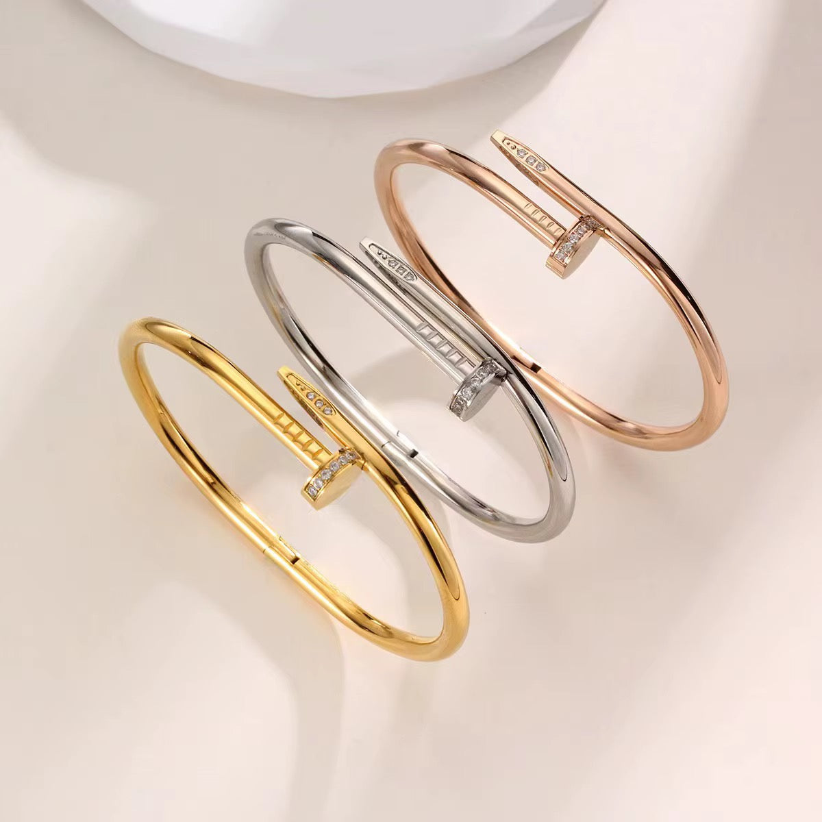 The Pavé Nail Bangle