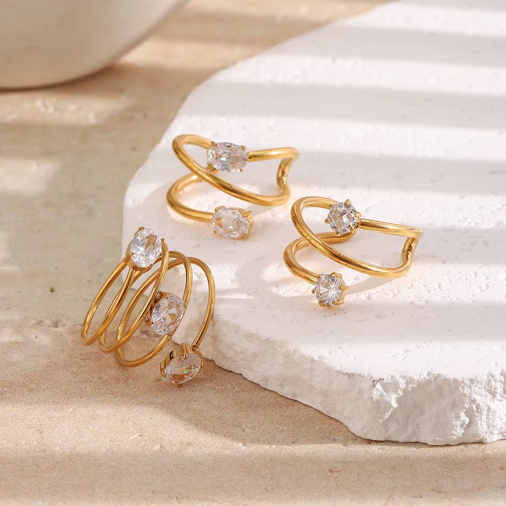 The Glitzy Rings