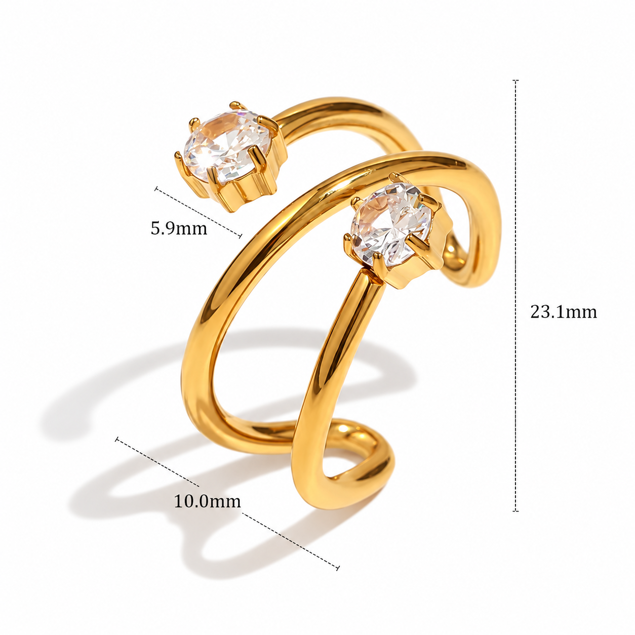 The Glitzy Rings