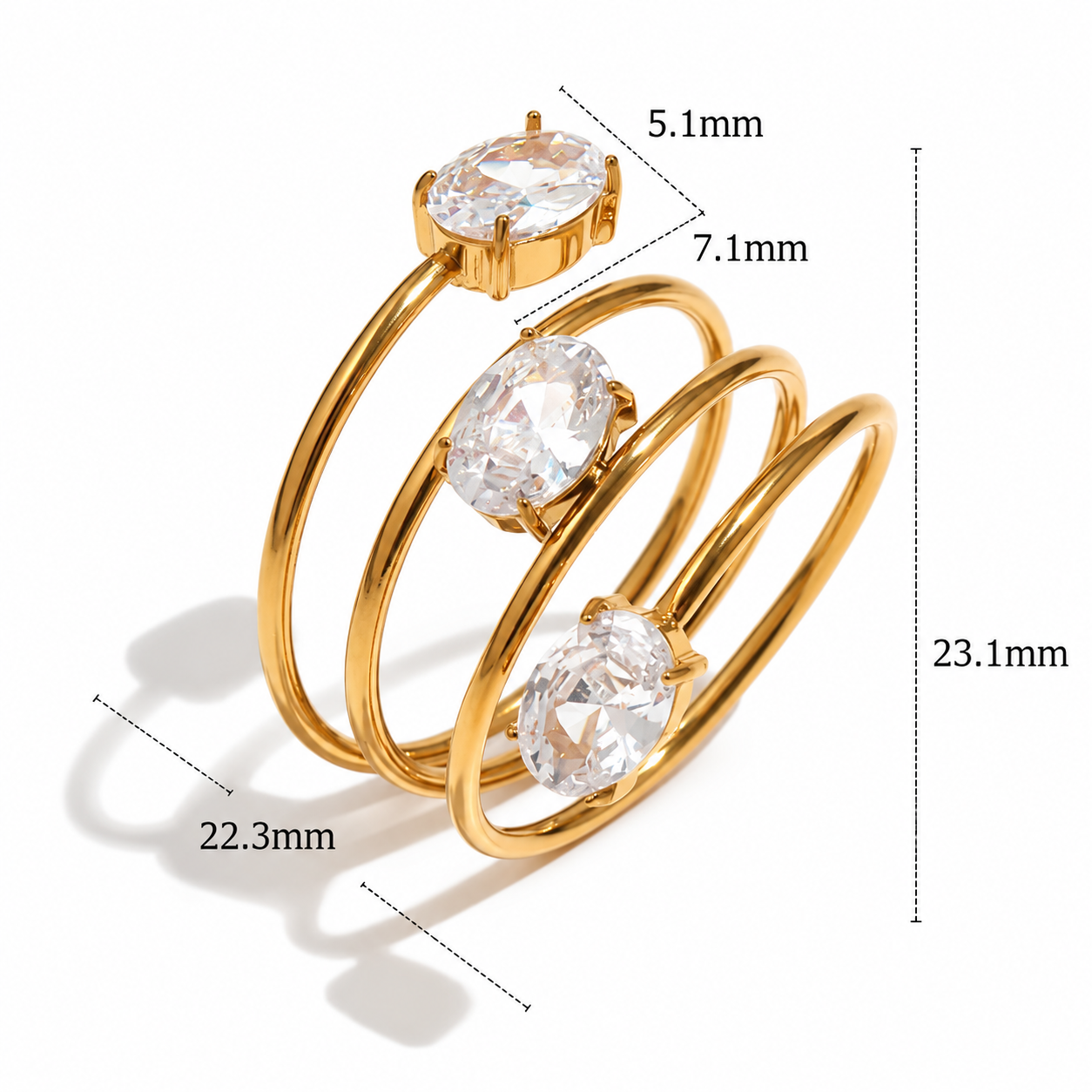 The Glitzy Rings