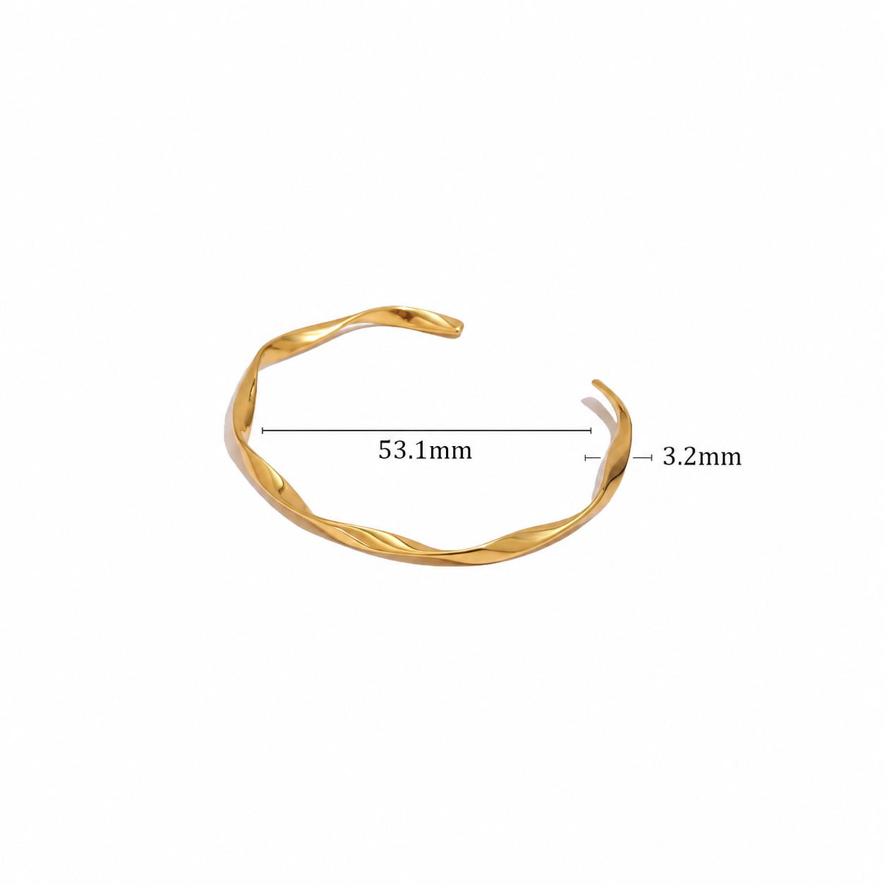 The Thin Twist Bangle