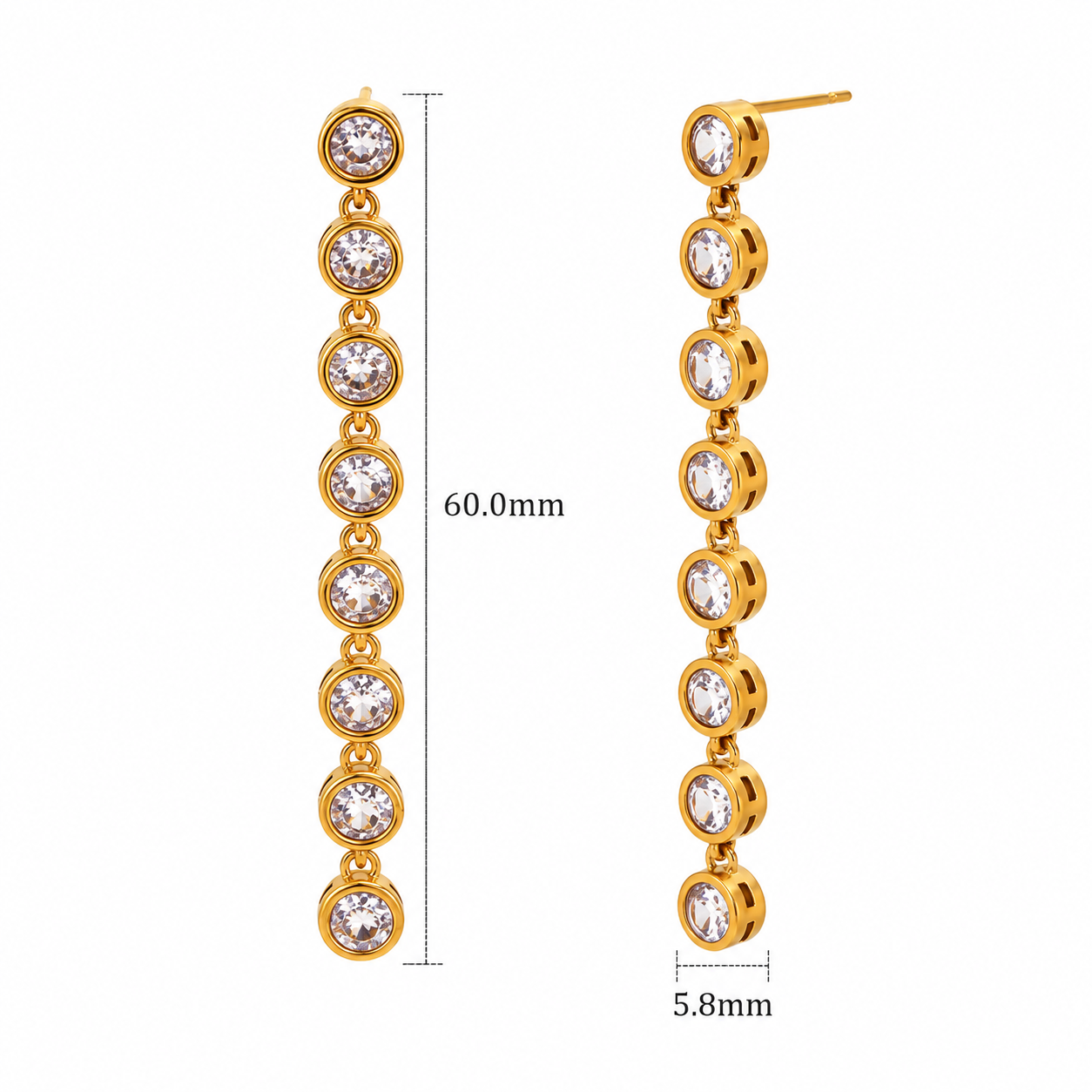 The Gem Drop Earrings