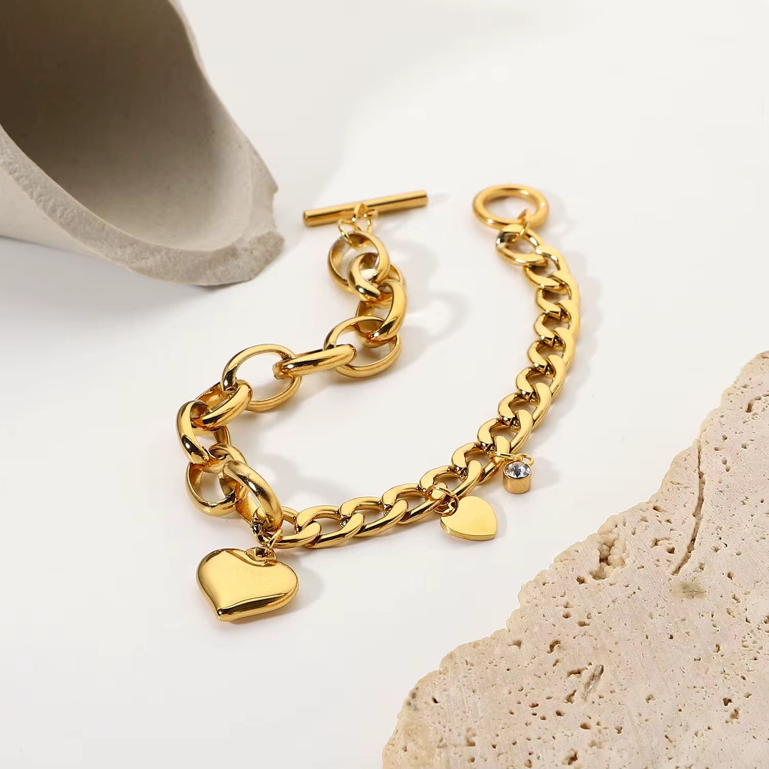 The Heart Charm Bracelet