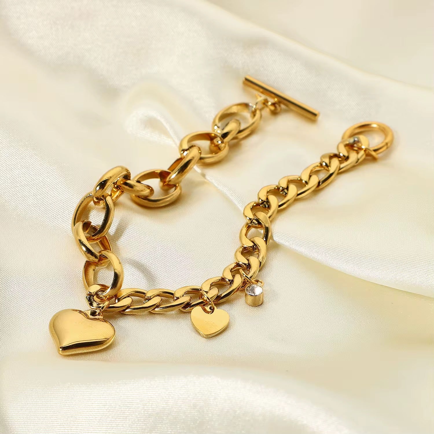 The Heart Charm Bracelet