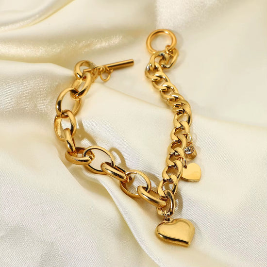 The Heart Charm Bracelet