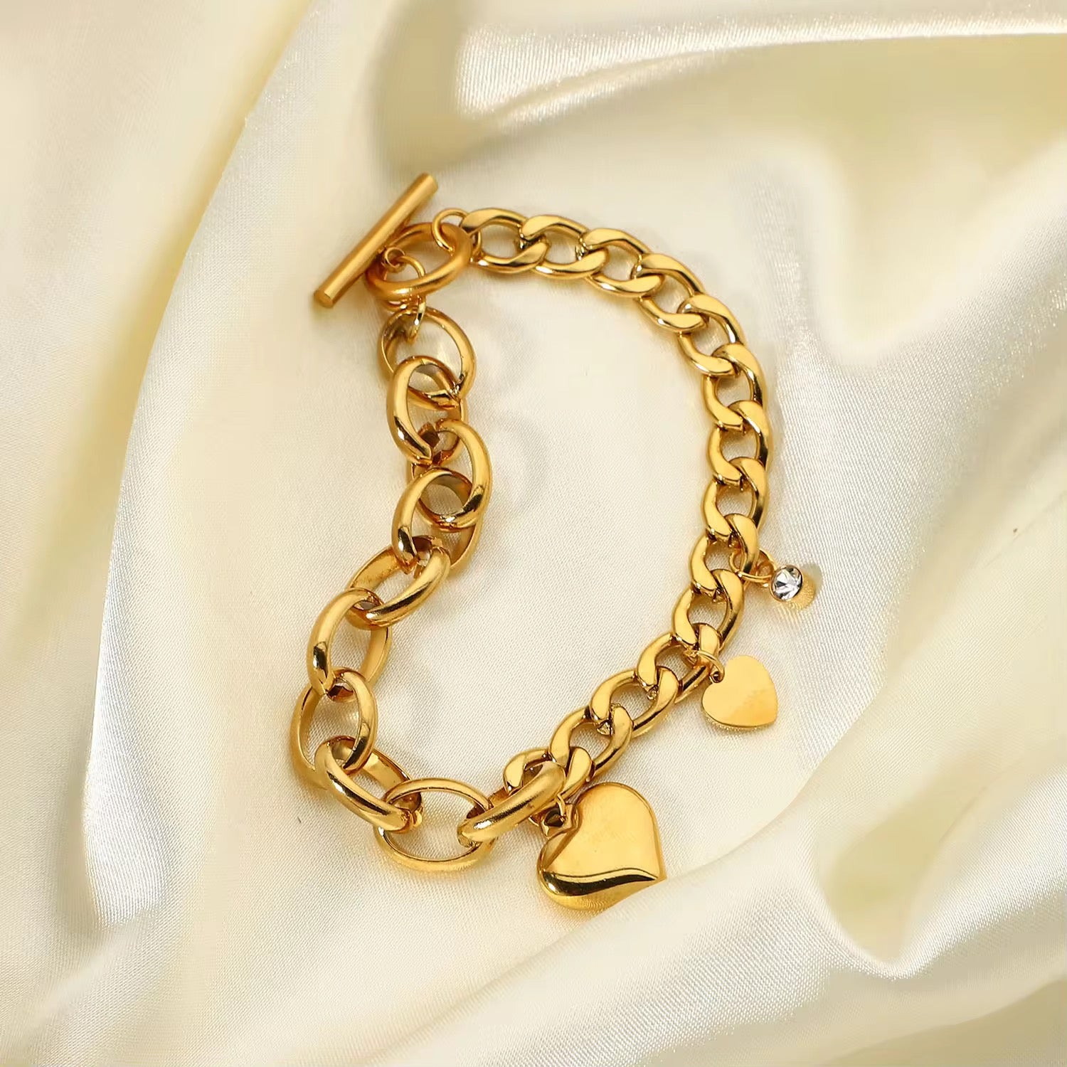 The Heart Charm Bracelet