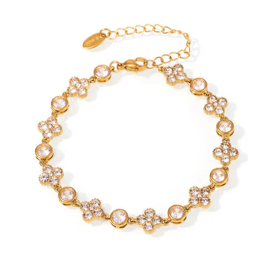 The Clover Gem Bracelet