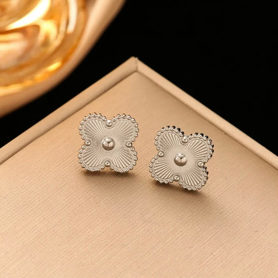 The Clover Silver Studs