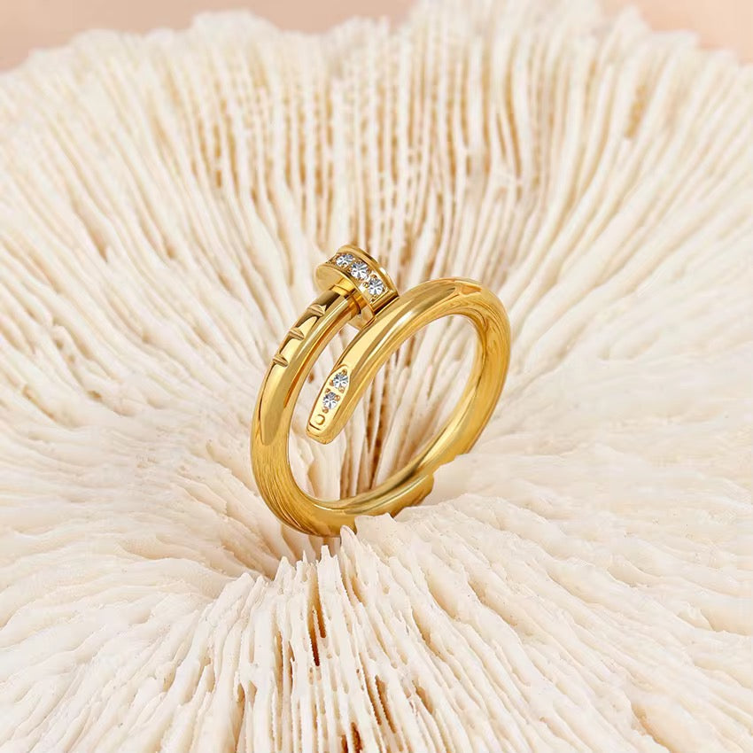 The Pavé Nail Ring