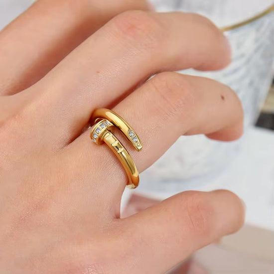 The Pavé Nail Ring