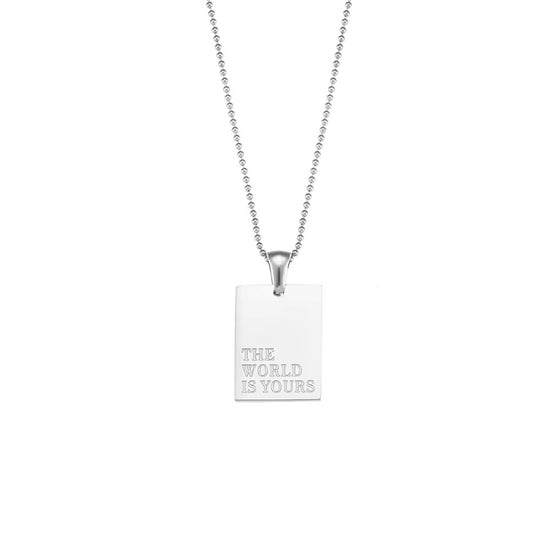 The Affirmation Silver Necklace