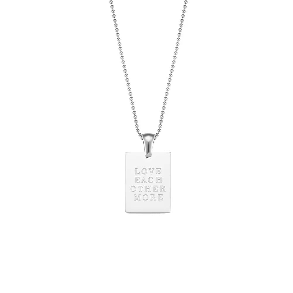 The Affirmation Silver Necklace