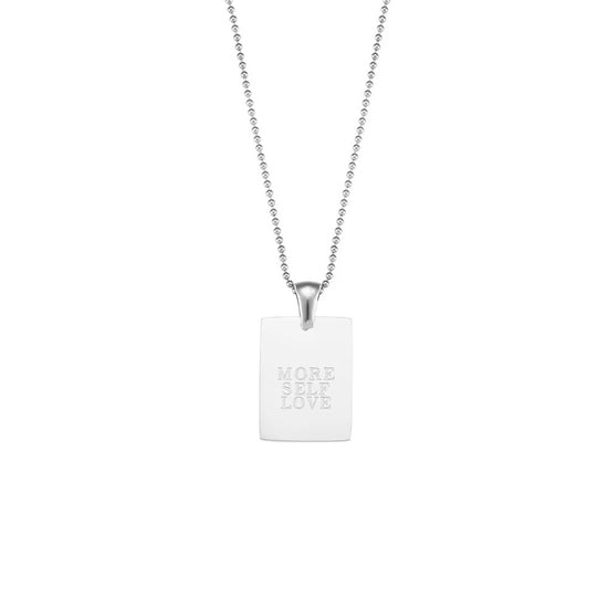 The Affirmation Silver Necklace