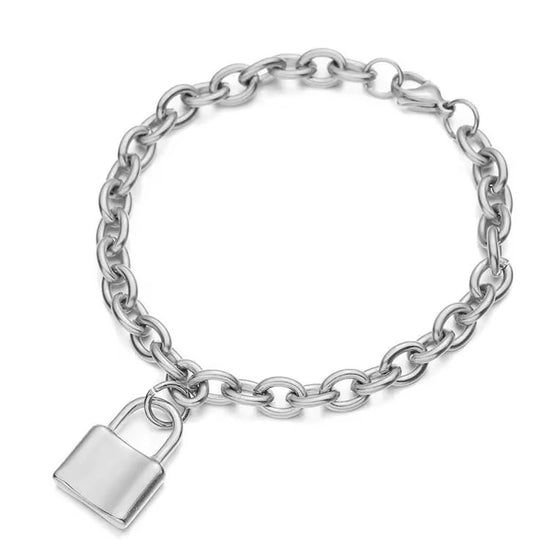 The Love Lock Silver Bracelet