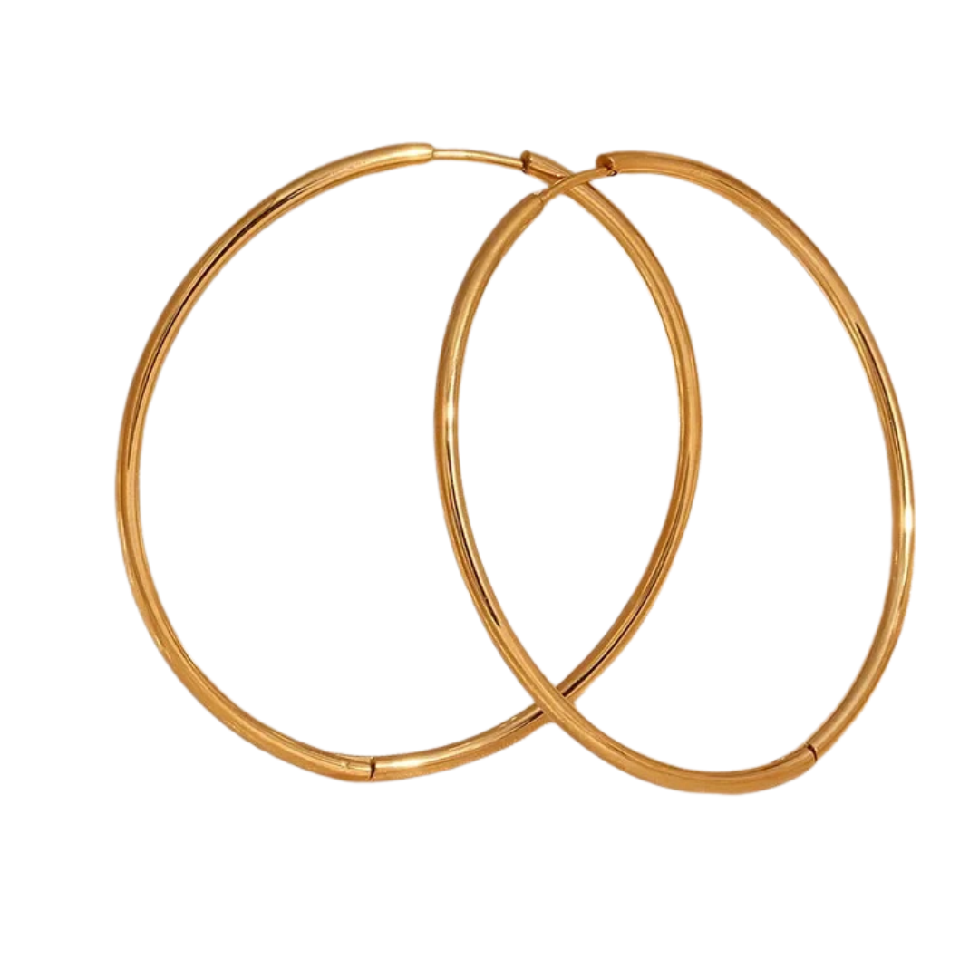 The Simple Hinge Hoops