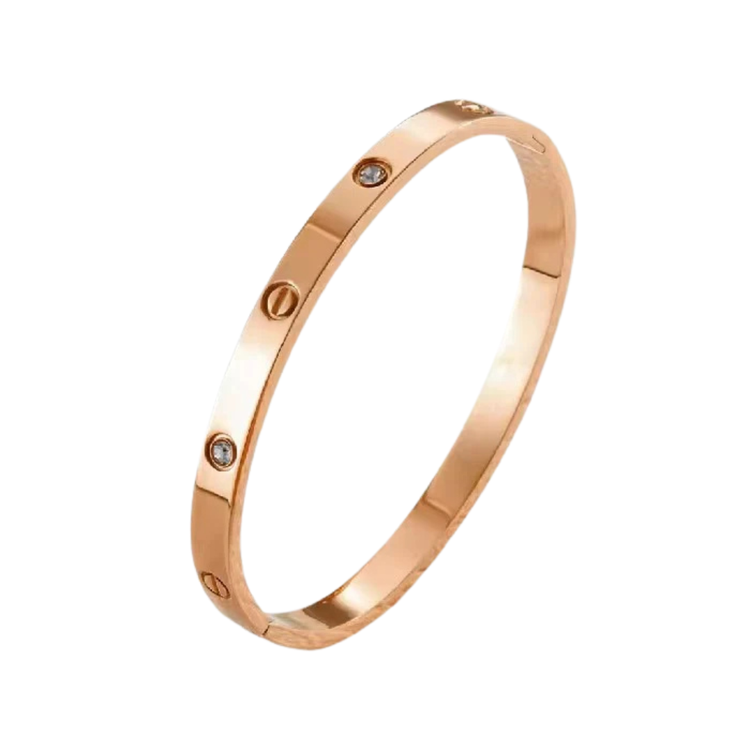 The Lover Stone Rose Gold Bangle