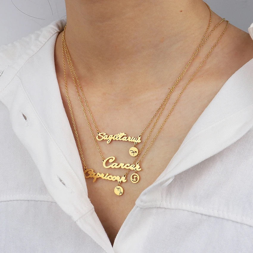 The Zodiac Charm Necklace