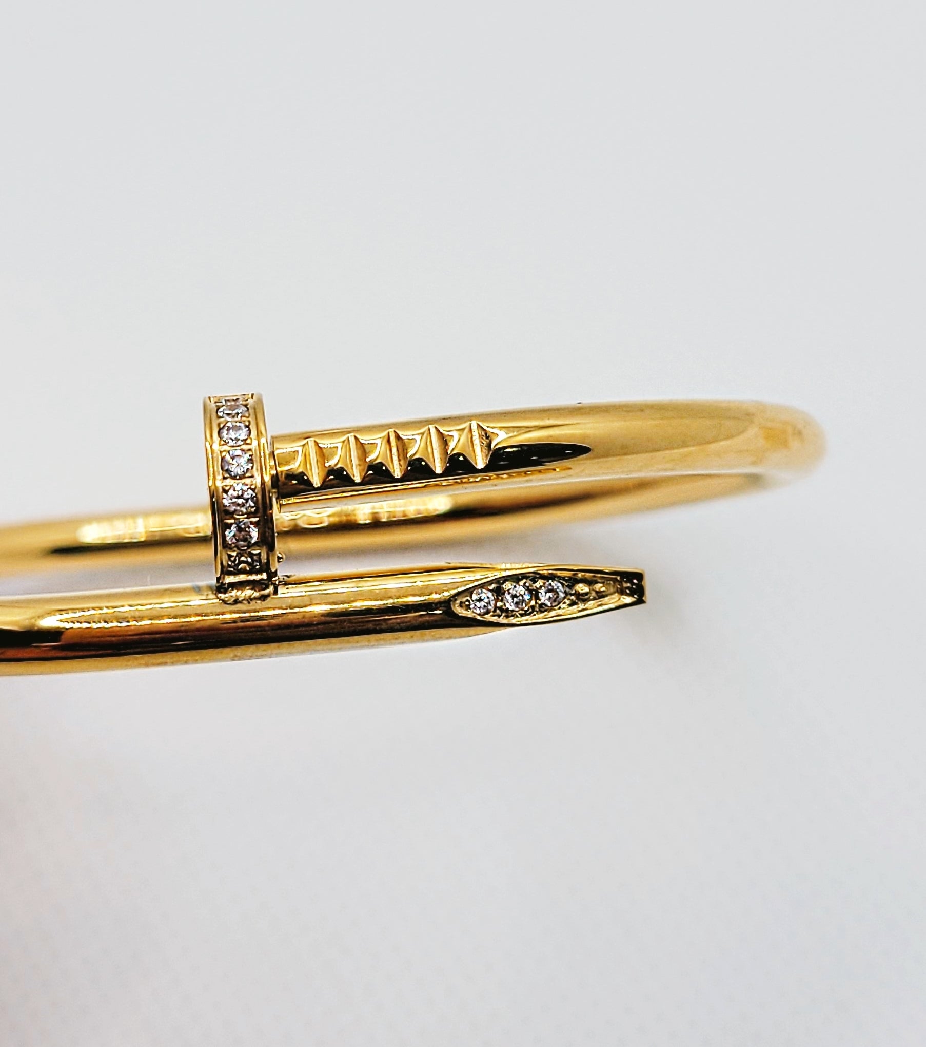 The Pavé Nail Bangle