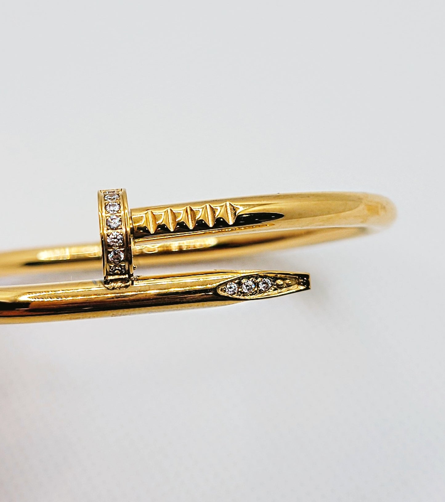 Load image into Gallery viewer, The Pavé Nail Bangle
