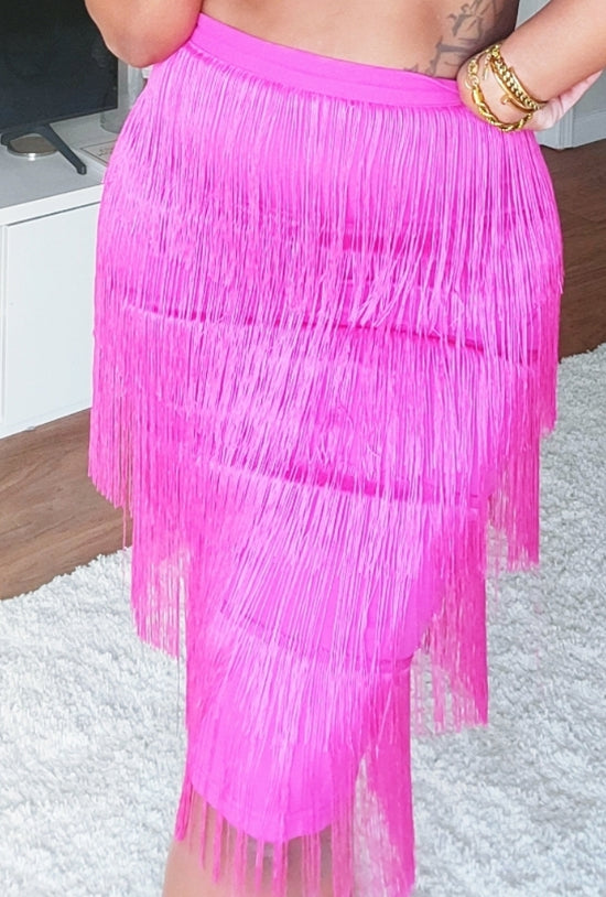 Load image into Gallery viewer, The Fringe Me Skirt
