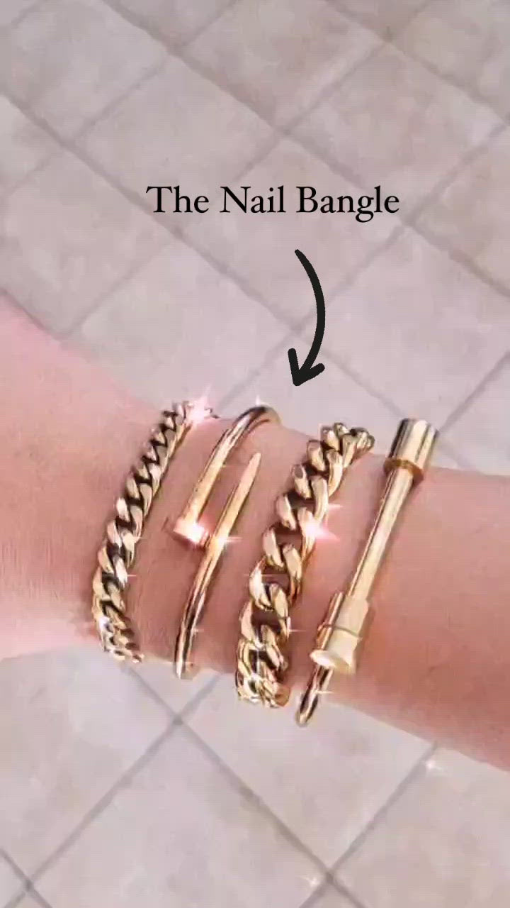 Load and play video in Gallery viewer, The Nail Bangle

