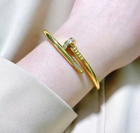 The Pavé Nail Bangle
