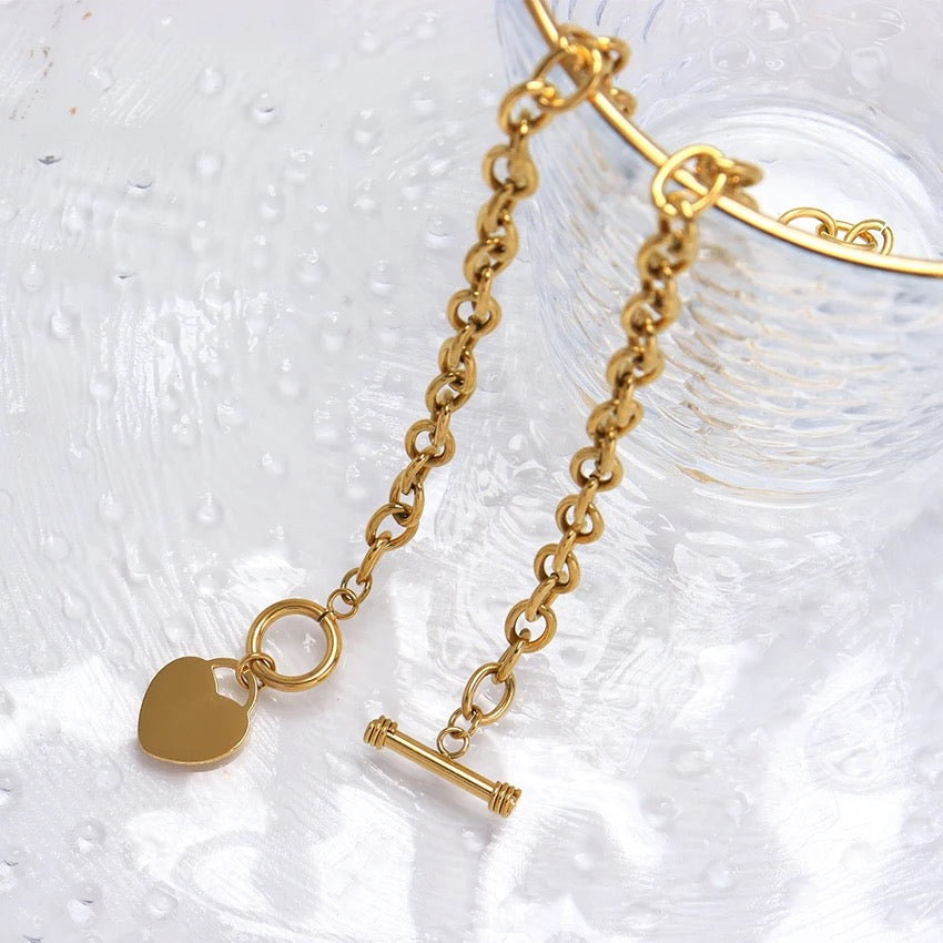 The Heart Toggle Necklace